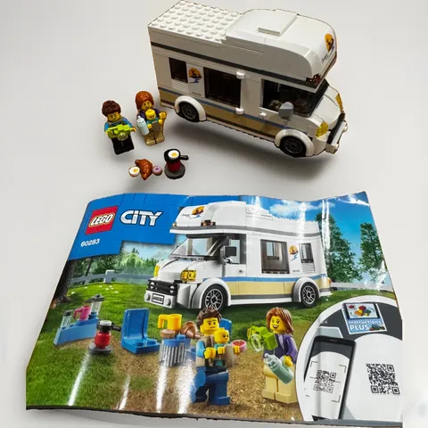 LEGO City 60283 Holiday Camper Van 100% Complete Instructions Included No Box