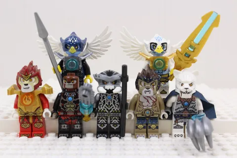 LEGO Legends of Chima Minifigure Lot Laval Longtooth Scolder Sir Fangar Equila