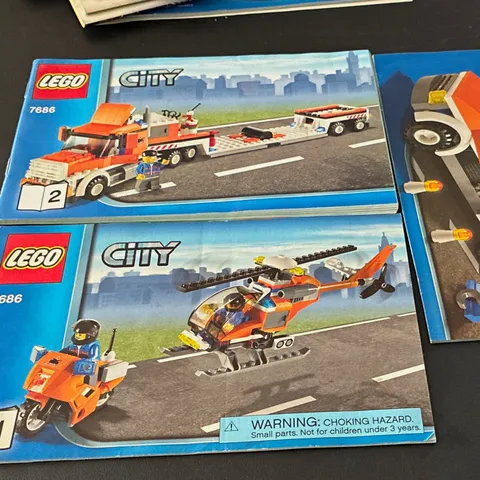 LEGO CITY Illustrated Instruction Manual Booklets 7638 7686 English