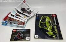 Lot Of 10 Pcs Lego Technic Super Mario Ninjago Assorted Instruction Manuals