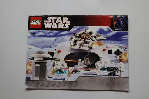 LEGO® Star Wars™ 7666 Hoth Rebel Base Instruction Manual Only!