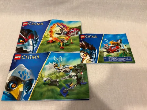 LEGO LEGENDS OF CHIMA Lot - Sets 70100, 70101, 70113