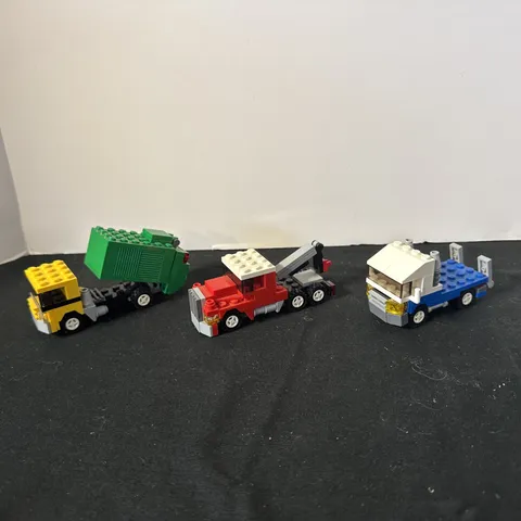 LEGO vehicle Builds Lot of 3 