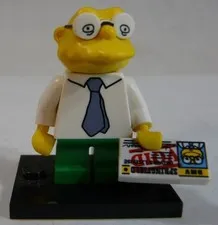 Lego Minifigure Hans Moleman The Simpsons Series 2 Collectible Figure 71009