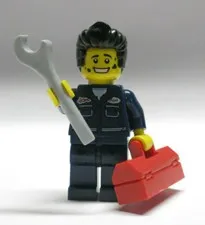 Mechanic Series 6 Toolbox Wrench Grease Monkey Ralph LEGO Minifigure Mini Figure