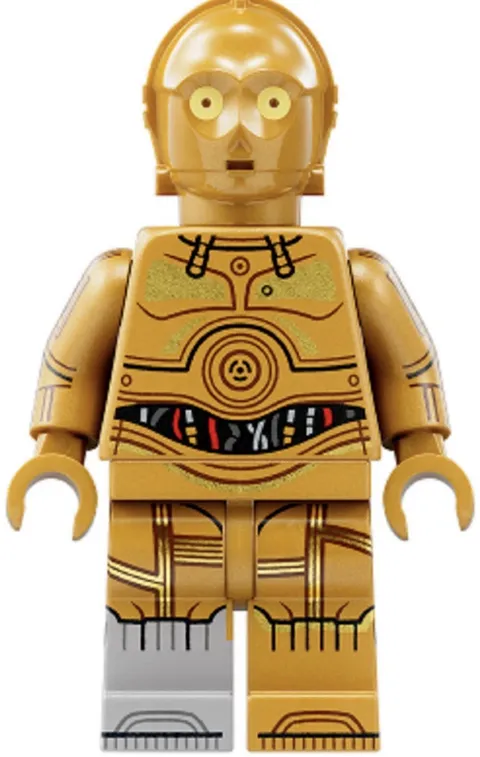 LEGO UCS C-3PO minifigure SW1209 - Star Wars - from Landspeeder Set 75341 - NEW