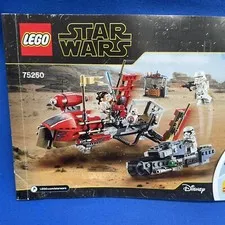 LEGO Star Wars Pasaana Speeder Chase 75250 Instruction Manual Booklet ONLY