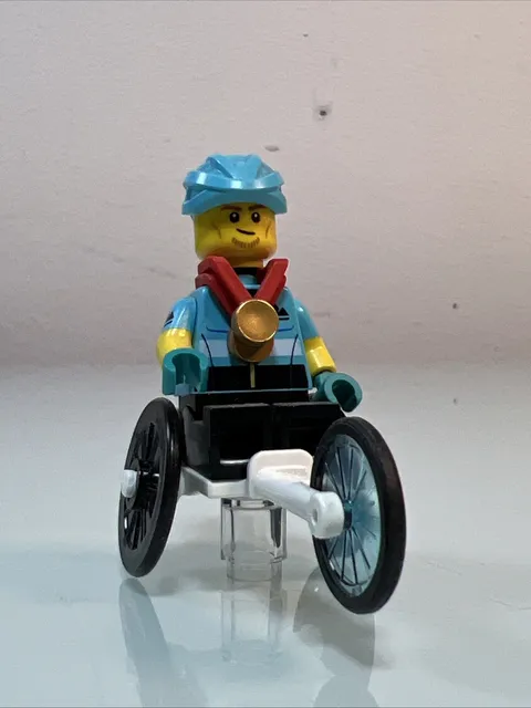 Lego City Paralympic Athlete Mini Tricycle Bike Wheelchair