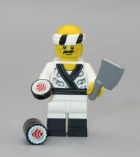LEGO Sushi Chef minifigure Lego Movie Ninjago collectible series