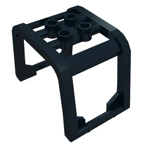 5x LEGO® Part 64450 - Windscreen 6 x 4 x 3 1