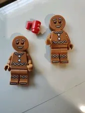 Lego  GINGERBREAD Boy Girl Cookie Minifigure Collectible Man Frosting Series Fig
