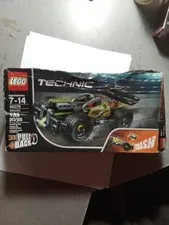 LEGO Technic Pull Back Green And Black Racing Car E98