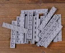 LEGO Light Bluish Gray Plate 1 x 6 Part No. 3666 Qty 25