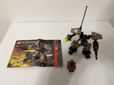 LEGO Exo-Force Sentry 7711 100% Complete with Instructions No Box