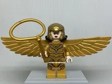 LEGO DC Wonder Woman 1984 sh0634 Diana Prince Gold Wings Minifigure Lasso 76157