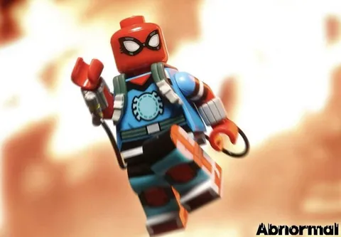 LEGO Marvel Spiderman Home Made Suit custom minifigure By Abnormal