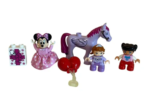 LEGO DUPLO Lot Minnie Mouse Sofia the First and Horse Girl Balloons Present
