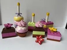 LEGO DUPLO 6785 - Creative Cakes Birthday Cupcakes Set - 55 Pieces (COMPLETE)