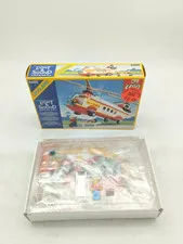 LEGO 6482 Rescue Helicopter INLAY GOOD ORIGINAL BOX Classic Town Vintage Light Sound
