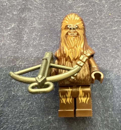 LEGO Star Wars Chewbacca Minifigure with Crossbow, Plastic Figure