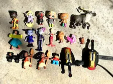 Lego &Disney Minifigures PJ mask MUNK-GU Duplo Rapunzel spiderman handheld  19pc