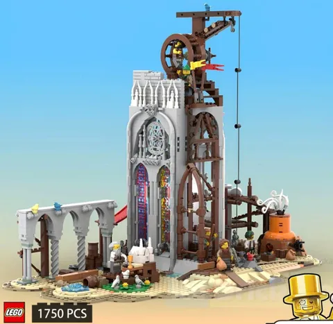 MOC LEGO Medieval Masons' Union Parts Package, 1750 Pieces