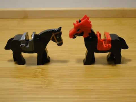 LEGO Horse with Saddle Lot of 2