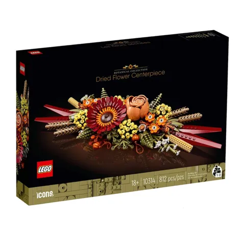 LEGO 10314 Botanicals Dried Flower Centerpiece Icons New Sealed Fast Safe Ship