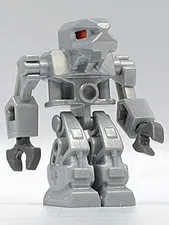 LEGO® Minifigure Exo-Force exf015 Devastator Pearl Light Gray Torso Red Eyes