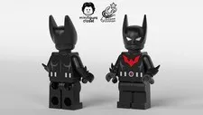LEGO DC Comics Light Custom LC The Beyond Knight Batman Custom Minifigure