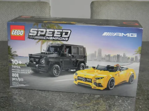 Lego Speed Champions Mercedes AMG G63 & Mercedes-AMG SL63 Car Set 76924 NIB