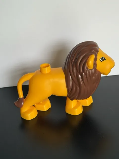 Lego Duplo LARGE MALE LION Animal Zoo replacement piece