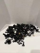 Lot Of 1 1/2 Pounds (Lbs) Lego Random Wheels/Parts Pieces Bricks Sorted