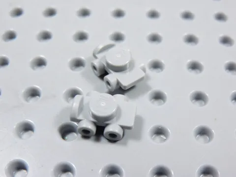 LEGO Lot of 2 Light Bluish Gray Roller Skates Accessory Minifig BI