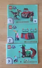 LEGO Jurasic World 76939 1-2-3 MANUALS BOOKS Only 