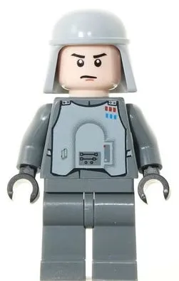 LEGO® Minifigure Star Wars sw0289 General Maximillian Veers Light Bluish Gray He
