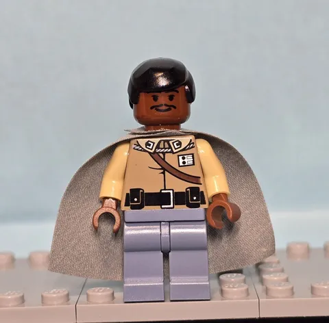 Lego Star Wars Lando Calrissian SW0251 Minifigure 7754 Home One Mon Calamari 