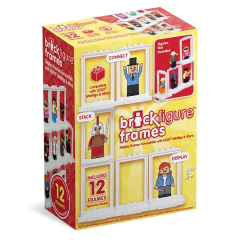 Brick Figure Frames - 10 Pack Box (Lego compatible)