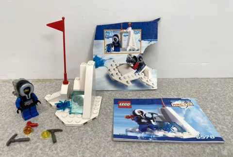 Lego 6578 Polar Explorer Town Arctic Complete W/  Instructions Extra Ice Axe