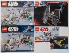 5 Lego Star Wars Manuals 7879 (1+2), 8084, 9492 & 9674 No Legos Manuals Only