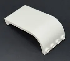 LEGO Panel 3X4X6 w/CURVED TOP x1 White 2571