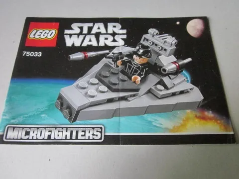Lego Building Instructions Instruction Star Wars 75033 Microfighters