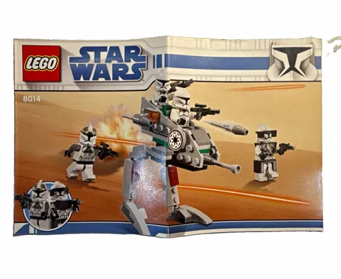 LEGO Star Wars 8014 Clone Walker Battle Pack 100% Complete w/ Manual (No Box)