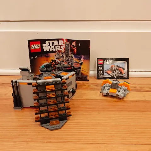 Lego Star Wars Carbon Chamber 75137 Snowspeeder 30384 Manuals No Minifigures