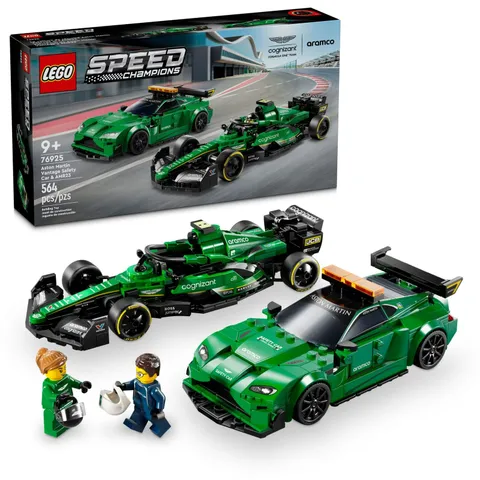 LEGO Speed Champions 76925 Aston Martin Safety Car AMR23 F1 Race Cars Set New