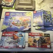 LEGO NINJAGO Instruction Manuals Lot of 6 Booklets Only Rare Sets