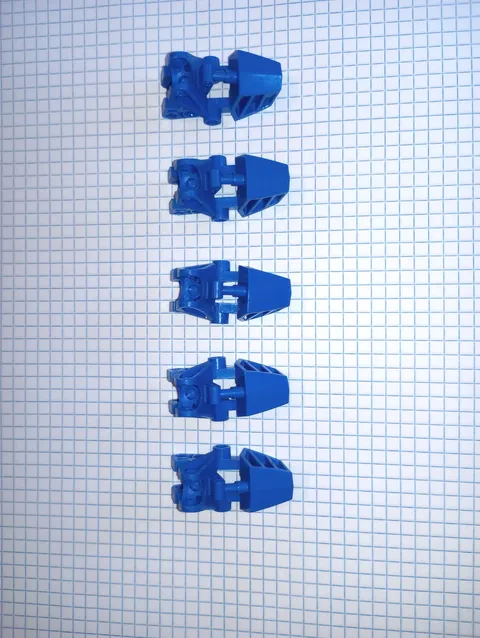 5 Bionicle Lego 32475 in Blue Foot Feet Vahki style Genuine Lego Parts WYSIWYG