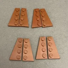 Lego 41769 41770 Reddish Brown Replacement Add-on Pieces Parts Lot of 8