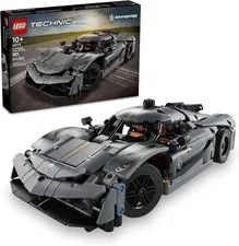 LEGO Technic Koenigsegg Jesko Absolut Grey Hypercar Sports Car Set 42173