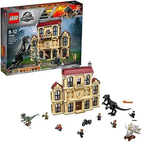 LEGO Jurassic World India Raptor Rampages at Rockwood House 75930 Block Toy